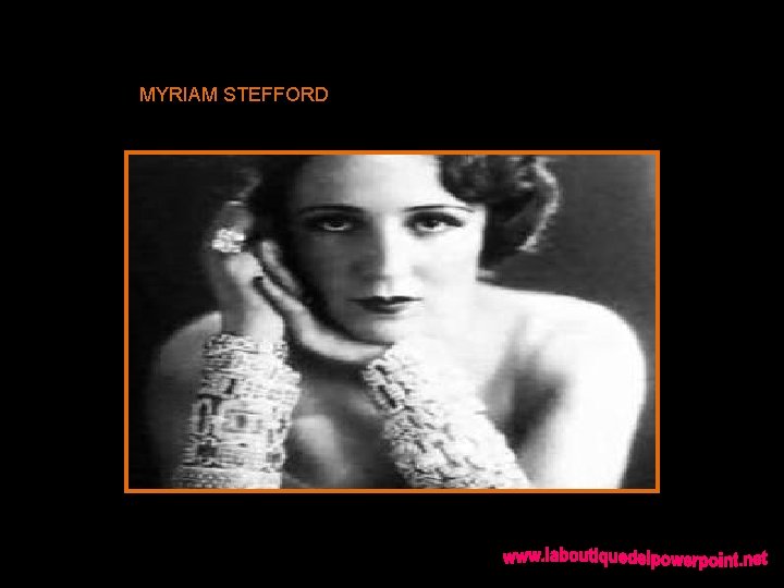 MYRIAM STEFFORD 