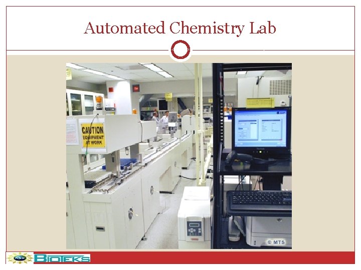 Automated Chemistry Lab Do you want a footer? 