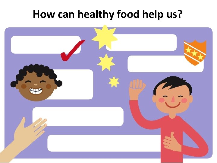 How can healthy food help us? 