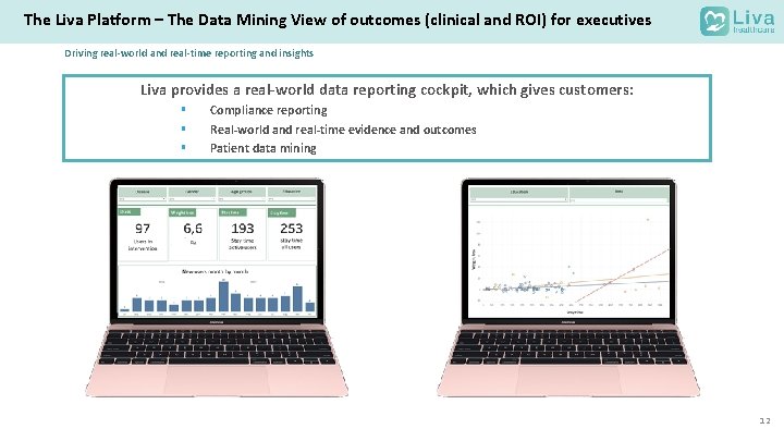 The Liva Platform – The Data Mining View of outcomes (clinical and ROI) for