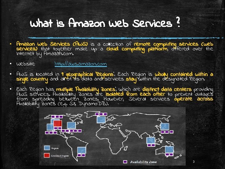 What is Amazon Web Services ? ▪ Amazon Web Services (AWS) is a collection