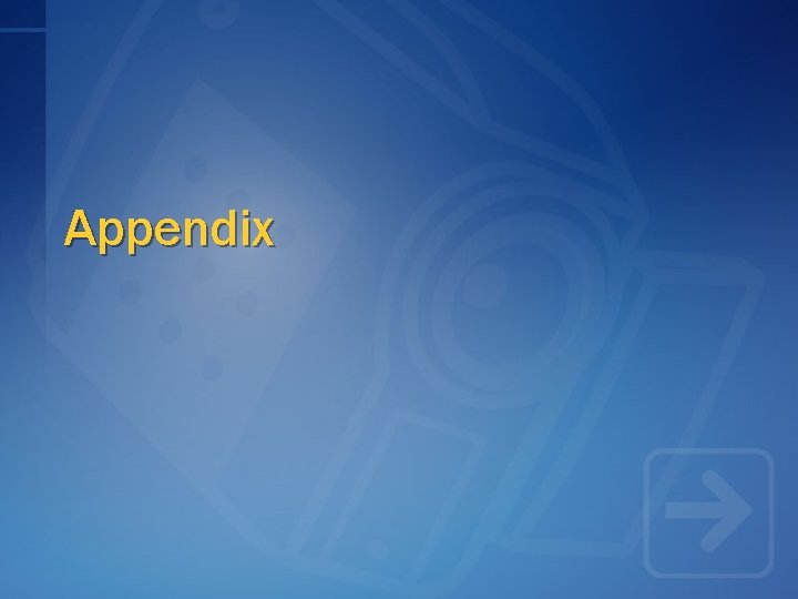 Appendix 