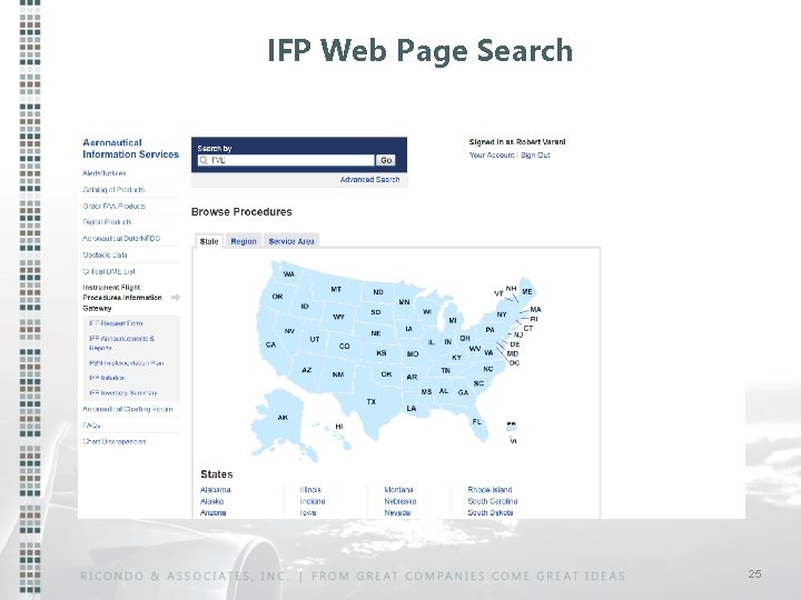 IFP Web Page Search 25 