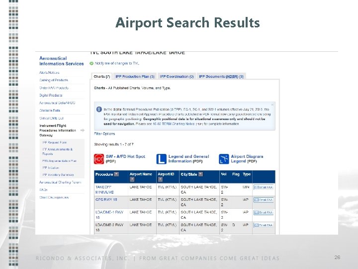 Airport Search Results 26 