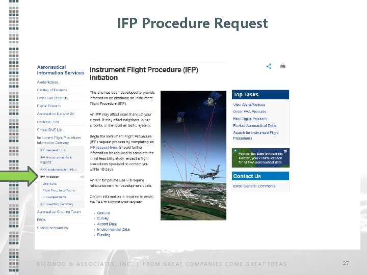 IFP Procedure Request 27 