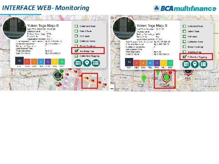 INTERFACE WEB- Monitoring 