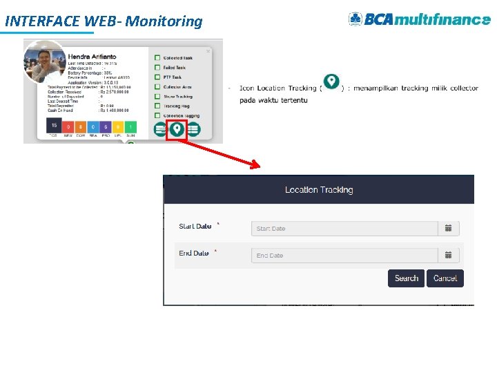 INTERFACE WEB- Monitoring 