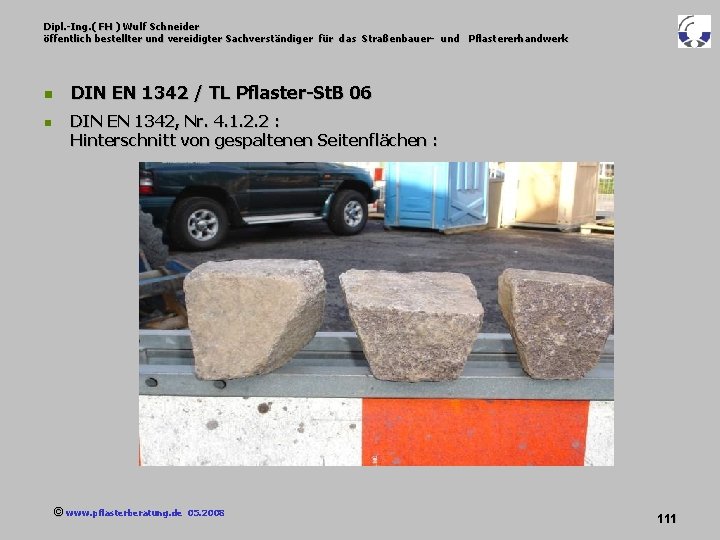 Dipl. -Ing. ( FH ) Wulf Schneider öffentlich bestellter und vereidigter Sachverständiger für das