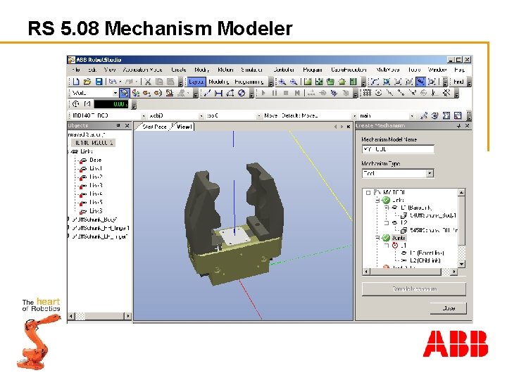 RS 5. 08 Mechanism Modeler 
