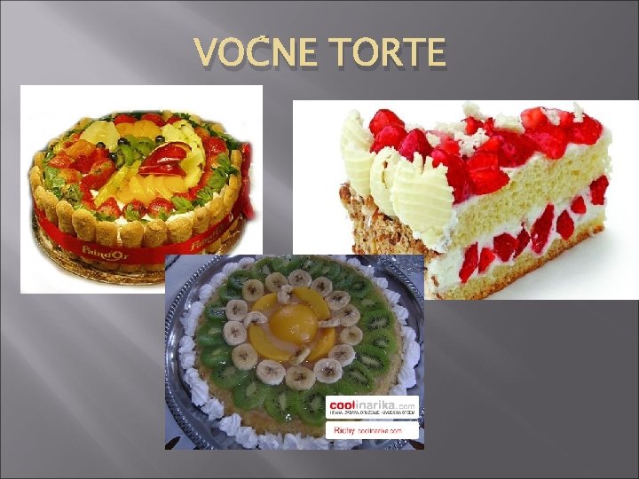 VOĆNE TORTE 