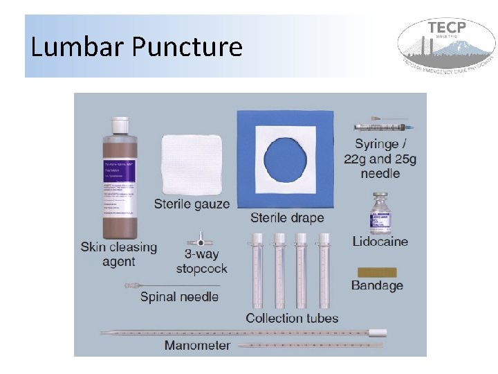 Lumbar Puncture Lumbar Puncture