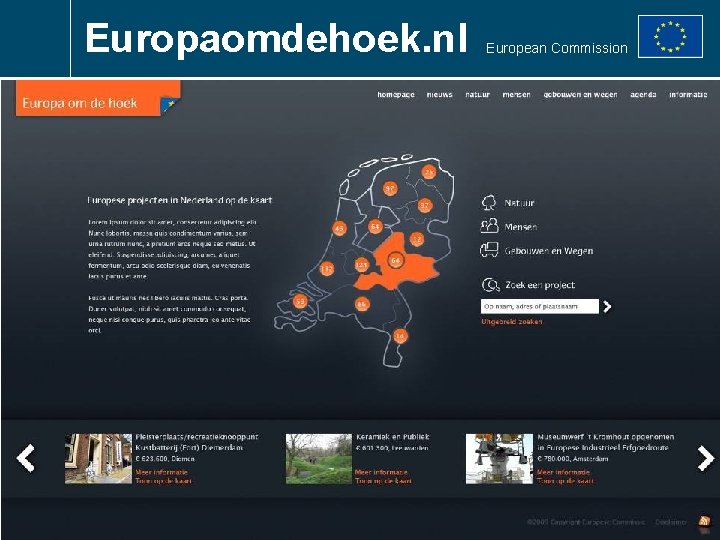 Europaomdehoek. nl Directorate-General Communication European Commission 