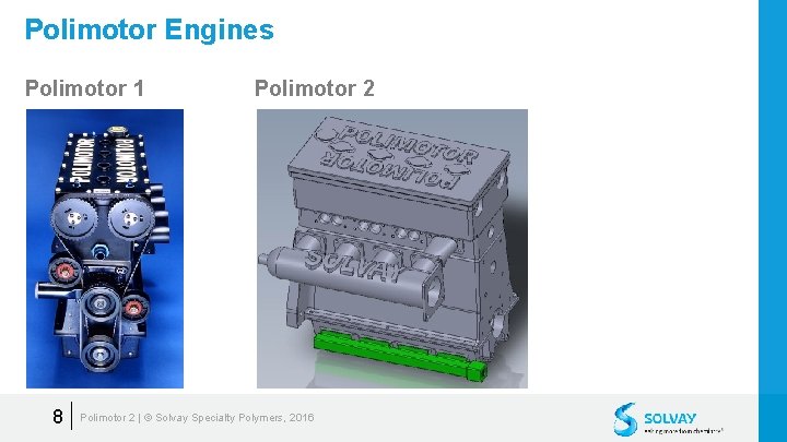 Polimotor Engines Polimotor 1 8 Polimotor 2 | © Solvay Specialty Polymers, 2016 