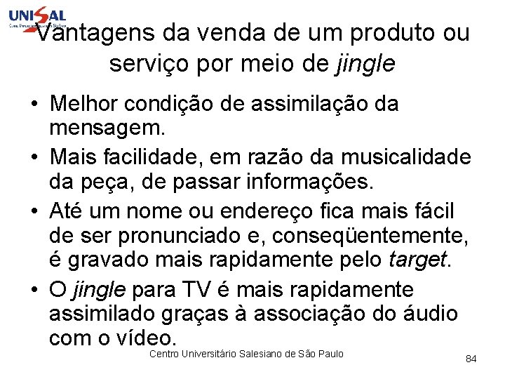 Vantagens da venda de um produto ou serviço por meio de jingle • Melhor