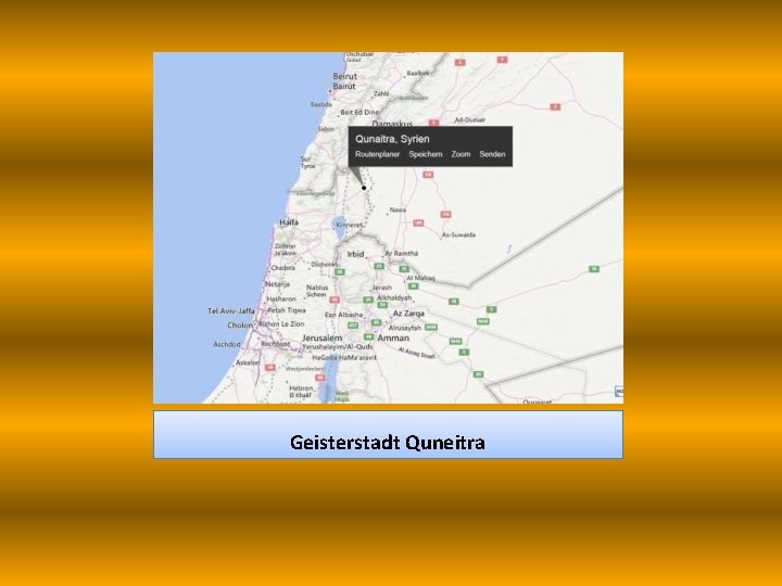 Geisterstadt Quneitra 