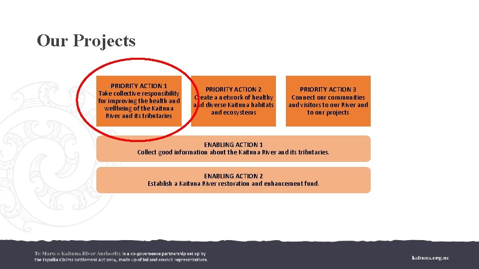 Our Projects PRIORITY ACTION 1 Take collective responsibility for improving the health and wellbeing