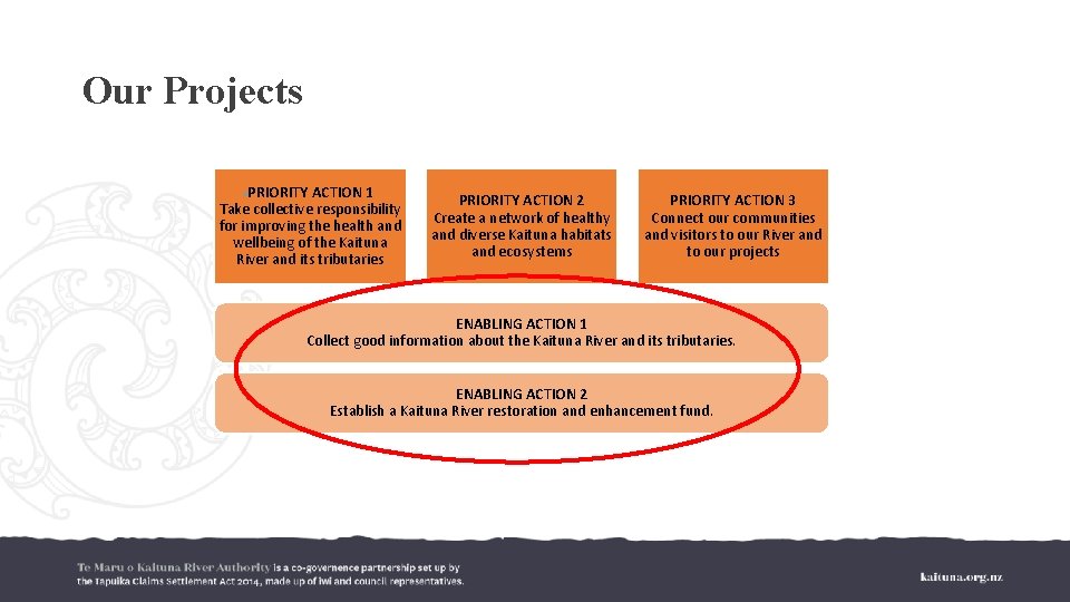 Our Projects PRIORITY ACTION 1 Take collective responsibility for improving the health and wellbeing