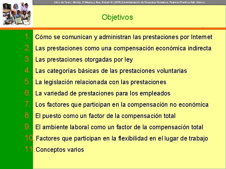 Libro de Texto: Mondy, R. Wayne y Noe, Robert M. (2005) Administración de Recursos