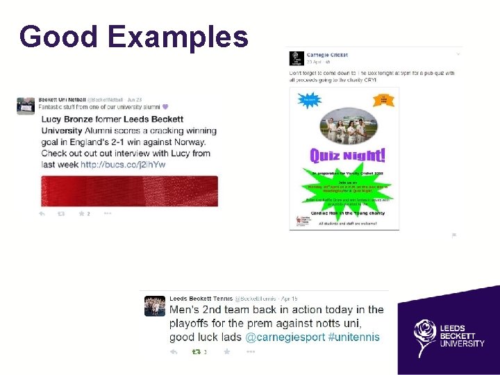 Good Examples 