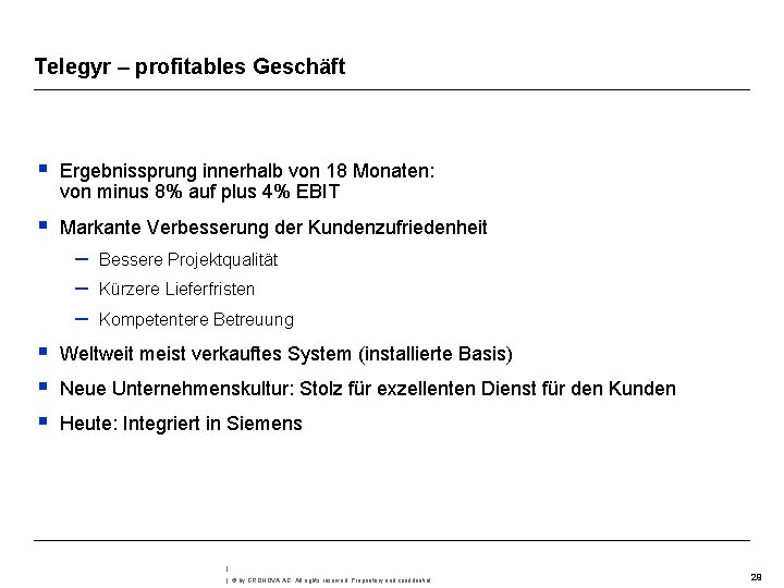 Telegyr – profitables Geschäft § Ergebnissprung innerhalb von 18 Monaten: von minus 8% auf