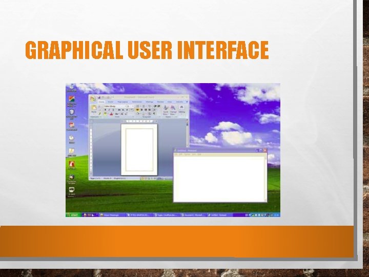 GRAPHICAL USER INTERFACE 