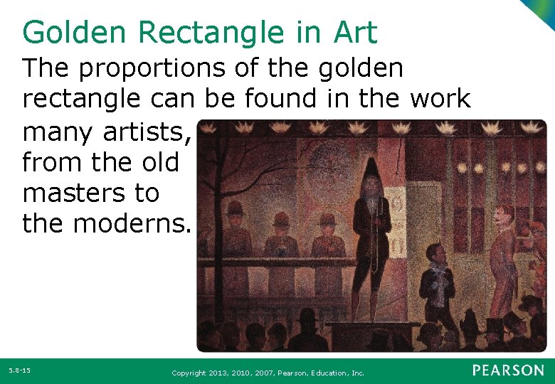 Golden Rectangle in Art The proportions of the golden rectangle can be found in