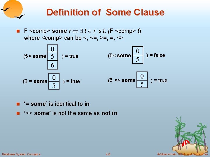 Definition of Some Clause n F <comp> some r t r s. t. (F