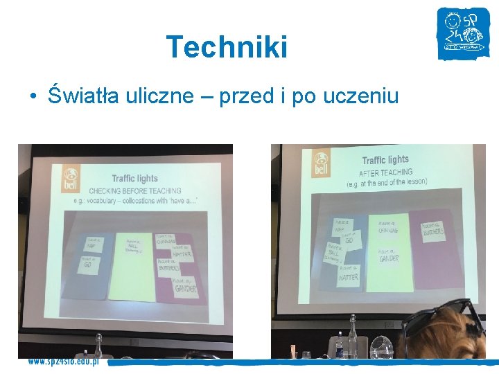 Techniki • Światła uliczne – przed i po uczeniu 