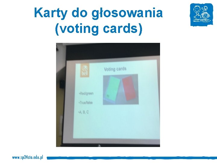Karty do głosowania (voting cards) 