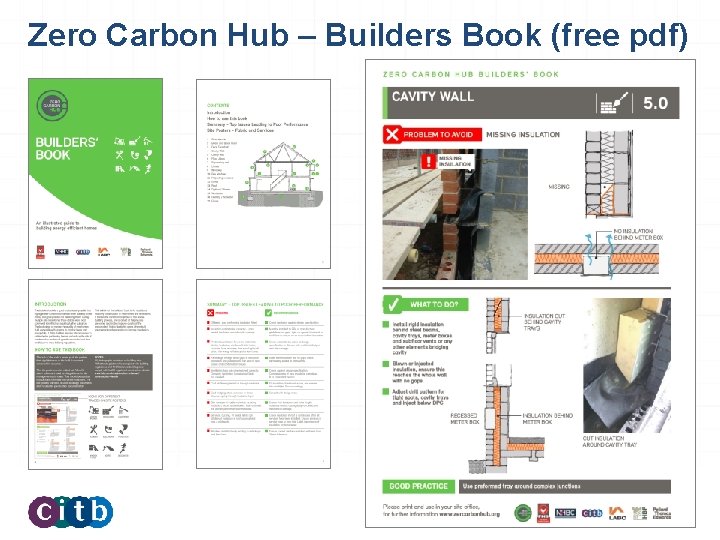 Zero Carbon Hub – Builders Book (free pdf) 