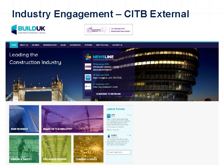 Industry Engagement – CITB External 