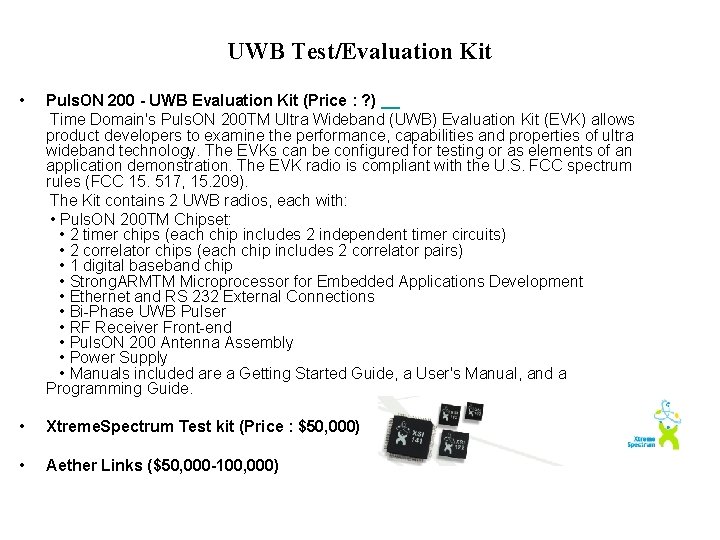 UWB Test/Evaluation Kit • Puls. ON 200 - UWB Evaluation Kit (Price : ?