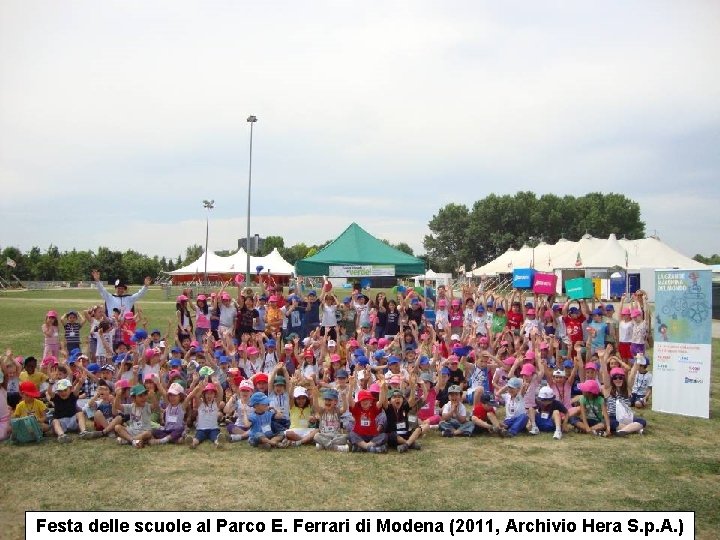 Festa delle scuole al Parco E. Ferrari di Modena (2011, Archivio Hera S. p.