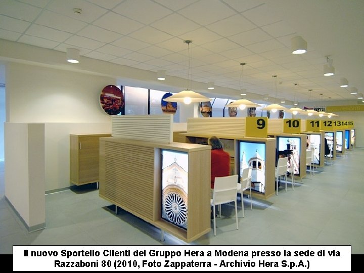 Il nuovo Sportello Clienti del Gruppo Hera a Modena presso la sede di via