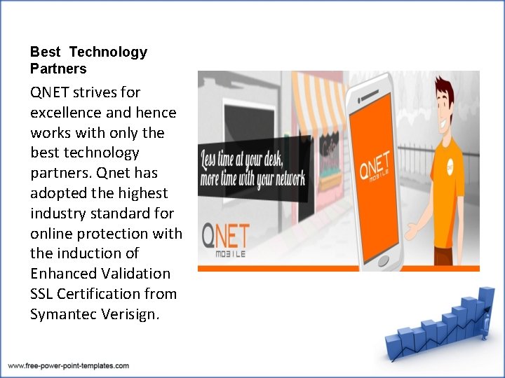 Best Technology Partners QNET strives for excellence and hence works with only the best