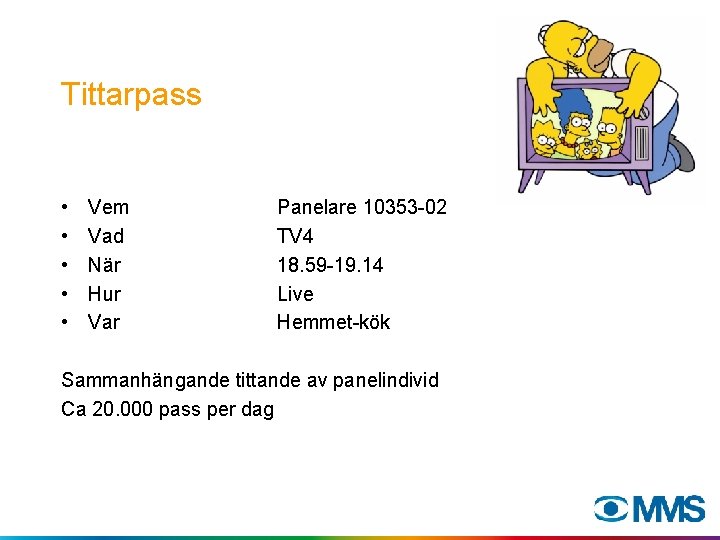 Tittarpass • • • Vem Vad När Hur Var Panelare 10353 -02 TV 4