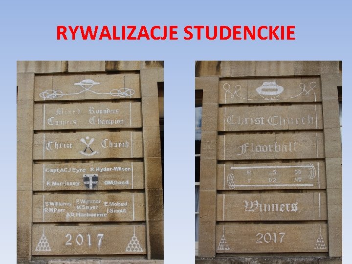 RYWALIZACJE STUDENCKIE 