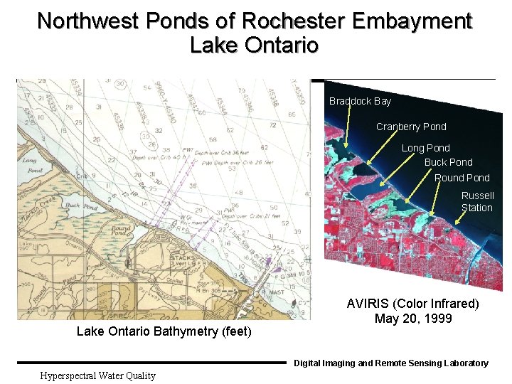 Northwest Ponds of Rochester Embayment Lake Ontario Braddock Bay Cranberry Pond Long Pond Buck