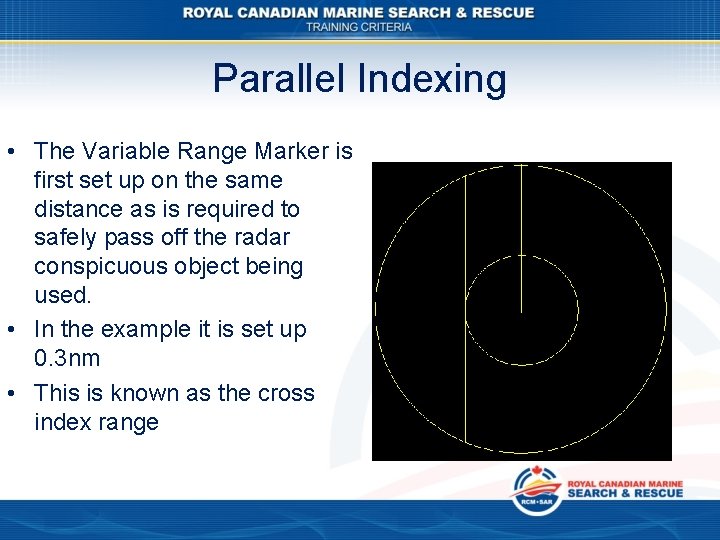 Parallel Indexing • The Variable Range Marker is first set up on the same