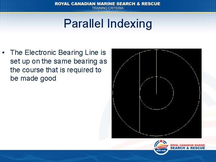 Parallel Indexing • The Electronic Bearing Line is set up on the same bearing