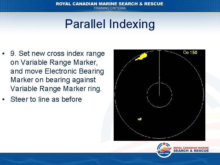 Parallel Indexing • 9. Set new cross index range on Variable Range Marker, and