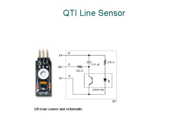 QTI Line Sensor 