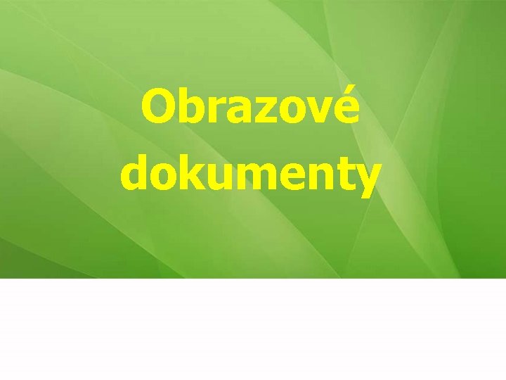 Obrazové dokumenty 