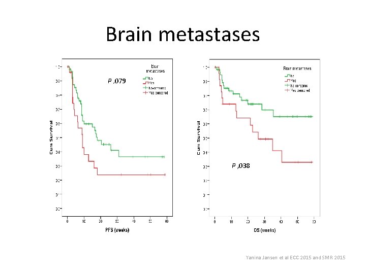 Brain metastases P , 079 P , 038 Yanina Jansen et al ECC 2015