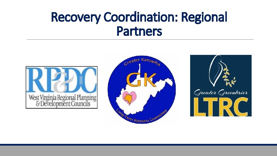 Recovery Coordination: Regional Partners 