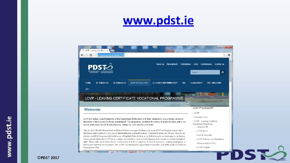  www. pdst. ie ©PDST 2017 