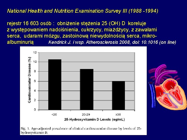 National Health and Nutrition Examination Survey III (1988 -1994) rejestr 16 603 osób :