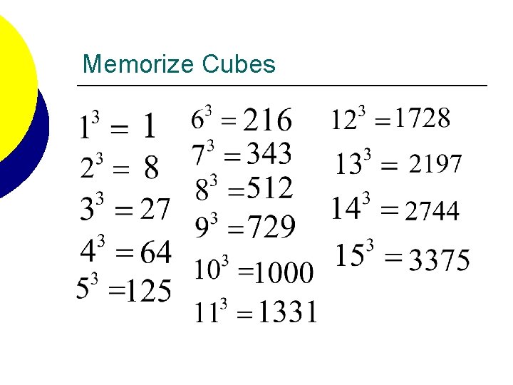 Memorize Cubes 