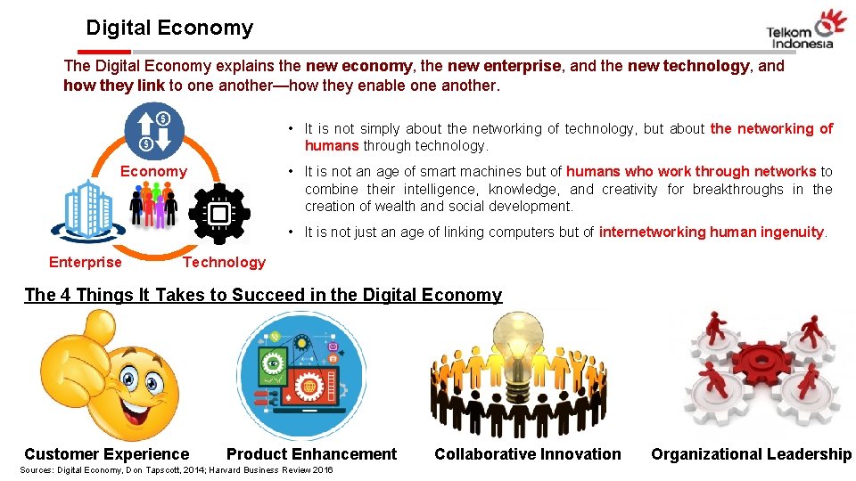 Digital Economy The Digital Economy explains the new economy, the new enterprise, and the