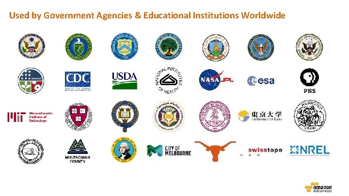 Used by Government Agencies & Educational Institutions Worldwide 